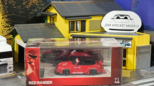 Timothy and Pierre Porsche 911 RWB " 993 "Convertible Red Ranger Limited edition 499pcs