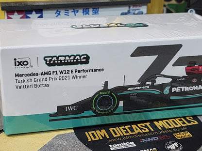 Tarmac Works Mercedes-AMG F1 W12 E Performance Turkish Grand Prix 2021 Winner Valtteri Bottas