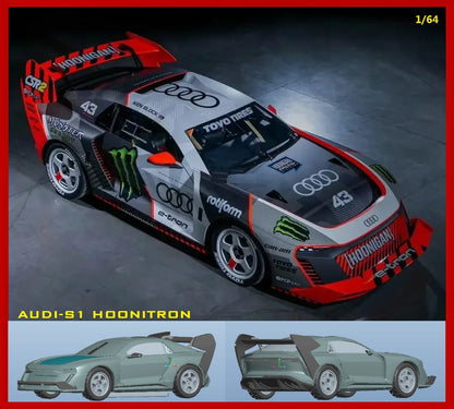 Top Model 1/64 Audi Hoonitron S1 Ken Block Hoonigan