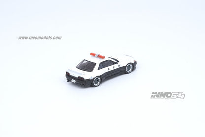 Inno64 Nissan Skyline GTR R32 "Pandem Rocket Bunny" Japan Police Livery Drift Car IN64-R32P-JPDC