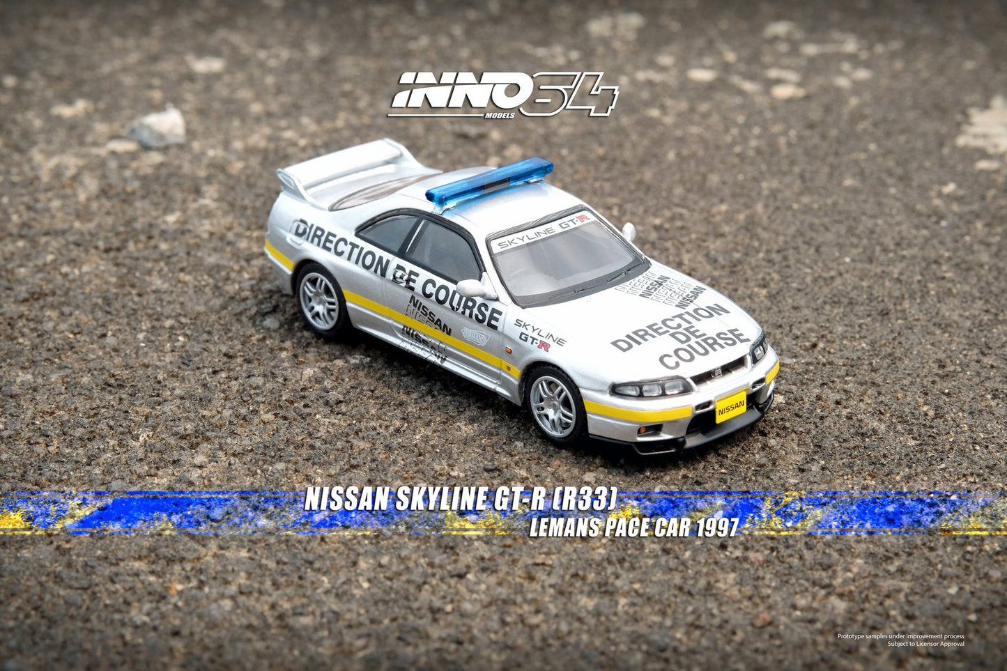 Inno64 Nissan Skyline GT-R R33 24 Hours Le Mans Official Pace Car IN64-R33-LMPC