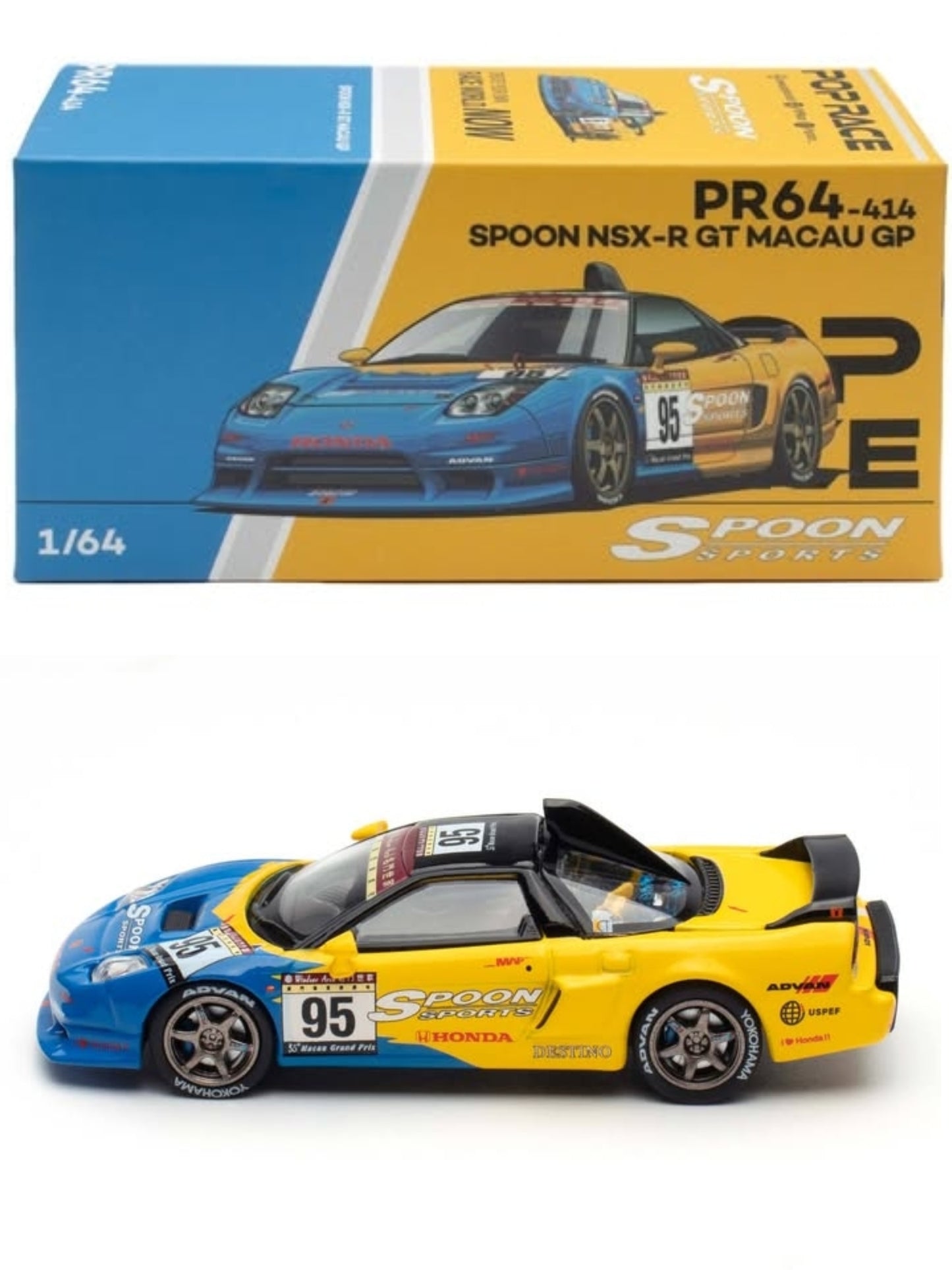 PopRace Honda NSX-R GT Spoon Sports Macau GP PR640414 Hong Kong Tokyo Auto Salon 2025
