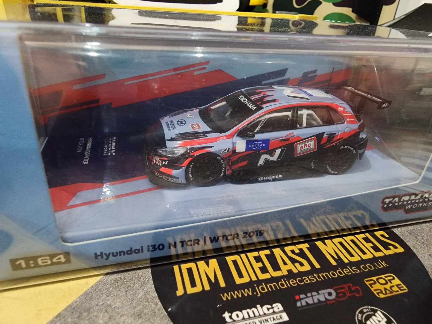 Tarmac Works Hyundai i30 N TCR WTCR 2019 #1 Tarquini and #5 Michelisz 1248pcs with Decals