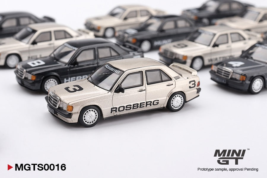 [Preorder] MGTS0016 1984 Nürburgring Race of Champions
Set of 20 Mercedes-Benz 190 E 2.3-16 Models, Limited to 5000sets Worldwide