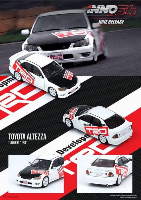 Inno64 Toyota Altezza RS200 Tuned by TRD IN64-RS200-TRD