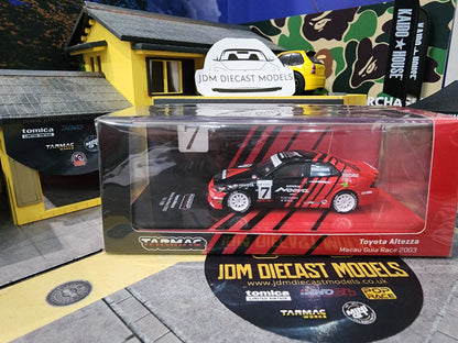 Tarmac Works Toyota Altezza Macau Guia Race 2003 Advan Nobuteru Taniguchi