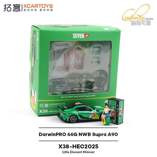 XCarToys X38-HEC2025 DarwinPro 66G NWB Supra A90 7up PopRace