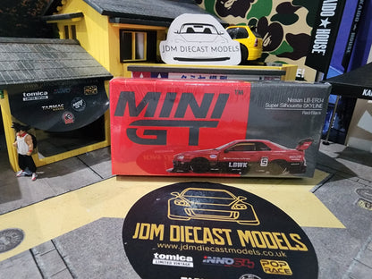 MiniGT Nissan LB-Super Silhouette Skyline ER34 Red Black #5 LB MGT00843-R