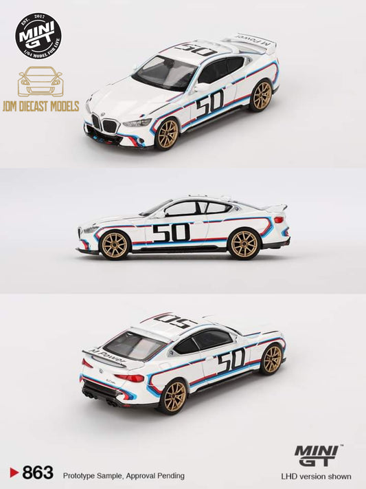 Preorder MiniGT BMW 3.0 CSL White
