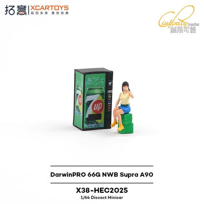 XCarToys X38-HEC2025 DarwinPro 66G NWB Supra A90 7up PopRace