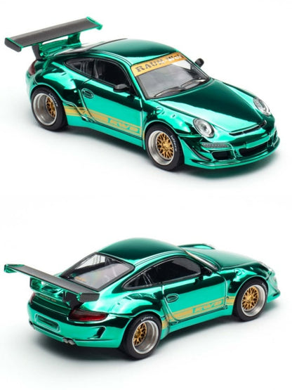 PopRace RWB 997 Spectraflame Teal PR640224 Hong Kong Tokyo Auto Salon 2025