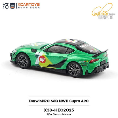 XCarToys X38-HEC2025 DarwinPro 66G NWB Supra A90 7up PopRace
