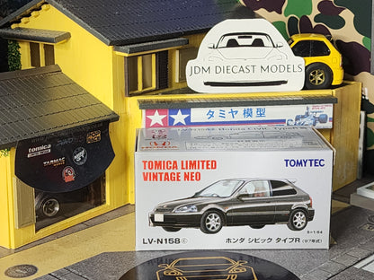 TLV LV-N158c 1/64 Honda Civic Type-R 97 Black Tomica Limited Vintage Neo