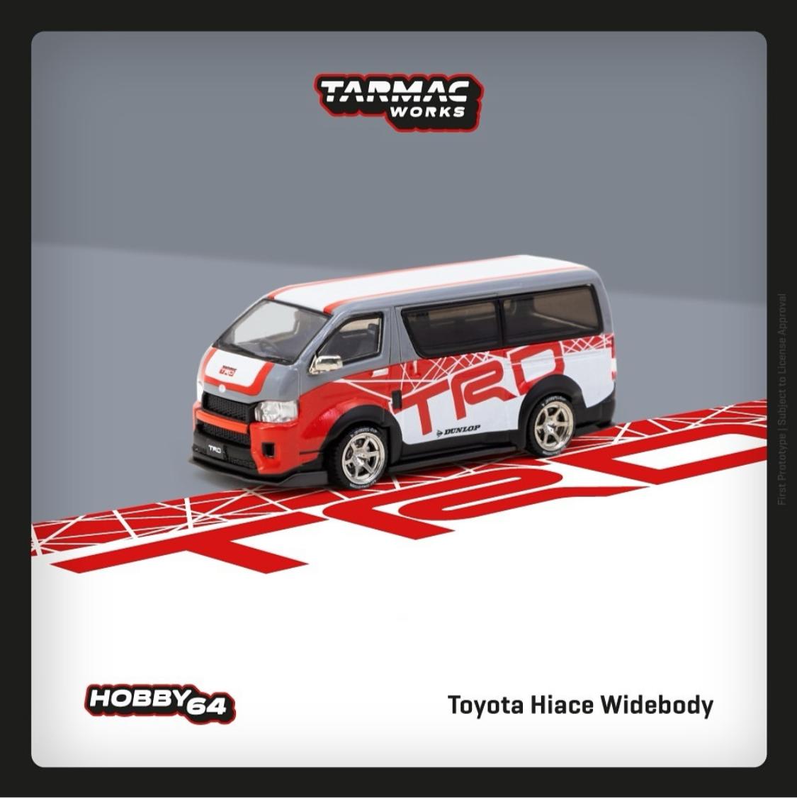 Tarmac Works T64-038-TRD Toyota Hiace Widebody TRD