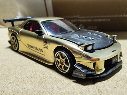 PopRace TDE26 Top Secret Supra Carbon GT300 RE RX7 Satin Gold Event Models