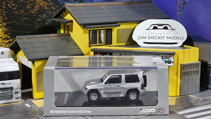 INNO64 Mitsubishi Pajero Evolution Silver IN64-EVOP-SL