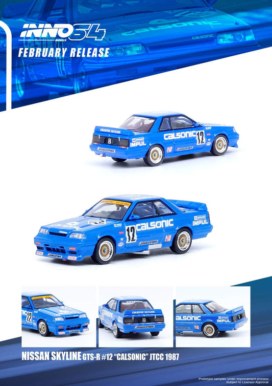 Inno64 Nissan Skyline GTS-R R31 #12 Calsonic JTCC 1987
