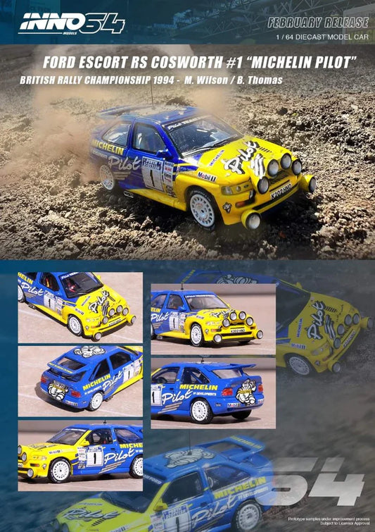 Inno64 Ford Escort RS Cosworth #1 Manx Rally 1994 Winner
