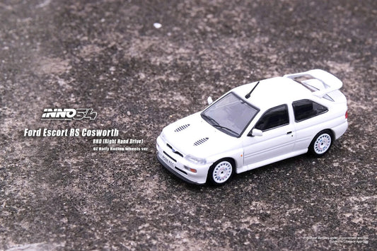 Inno64 Ford Escort RS Cosworth RHD White OZ Wheels
