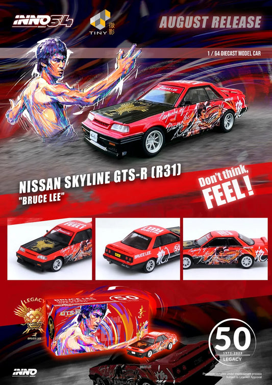 Inno64 1/64 NISSAN SKYLINE GT-R (R31) "BRUCE LEE"